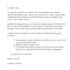 Landlord Termination Of Lease Letter To Tenant Blogue Me