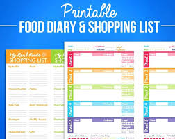 Free Printable Food Fitness Journal Diary Chart Covernostra Info