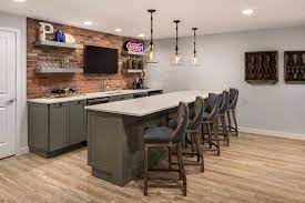 18 Majestic Industrial Home Bar Ideas
