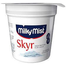 milky mist skyr plain yogurt high