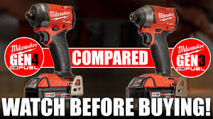 milwaukee m18 fuel impact g4 and gen3