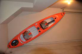 how to a kayak in a garage easy