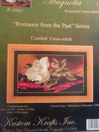 Kustom Krafts Magnolia Counted Cross Stitch Pattern Romance