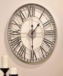 love this oval roman numeral wall clock