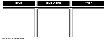 Compare And Contrast Template Storyboard By Natashalupiani