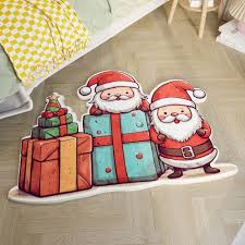 enchanting santa rug