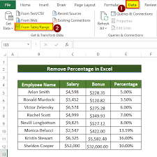 remove percene symbol in excel