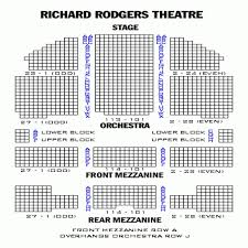 Richard Rodgers Theatre Large Broadway Seating Charts