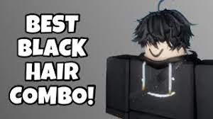 best roblox black hair combos roblox