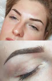 microbladed ombre and hybrid brows