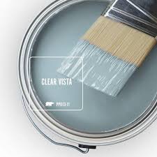 Behr Marquee 1 Gal Ppu13 11 Clear Vista One Coat Hide Semi Gloss Enamel Interior Paint Primer