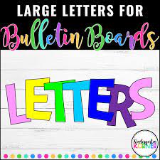 bulletin board letters large
