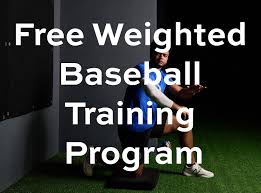 free 8 week weighted baseball program