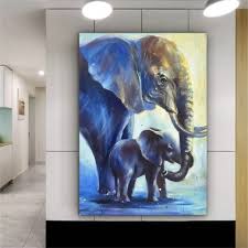 Family Elephant Canvas Canvas Prints