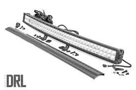 40 Inch Curved Dual Row Cree Led Light Bar With Cool White Drl 72940drl Rough Country