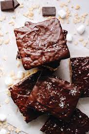 chocolate covered rice krispie treats