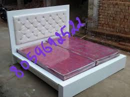 Sleek designed kids double bed 31⁄2by6 with underneath storage. King Size Luxurious White Bed Delhi Zamroo