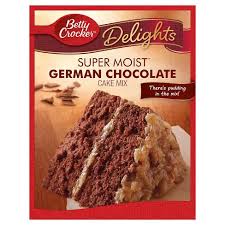 Shop for betty crocker cake mixes at walmart.com. Betty Crocker Super Moist German Chocolate Cake Mix 15 25oz Target
