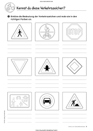 Projekt stadtplan verkehrszeichen zum selbst basteln. Vorschau Arbeitsblatt Meinunterricht Verkehrszeichen Lernen Fuhrerschein Lernen Verkehrszeichen