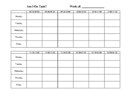 Weekly On Task Tracking Chart By Sam Wilt Teachers Pay