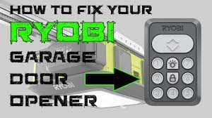 fix your ryobi garage door opener