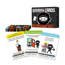 It's called sneaky cards and it's a solo card game designed to create fun social interactions with completely. Buy Sneaky Cards Board Game Cocktail Games