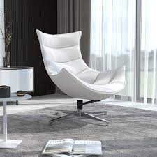 Flash Furniture White Egg Chair Cga Zb
