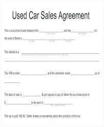 Vehicle Sale Contract As Is All Contracts Ltd Yakult Co