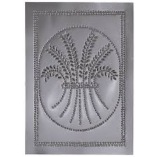 irvins tinware vertical wheat panel in