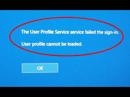 fix the user profile service failed the