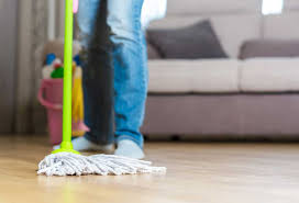 to clean dog urine from laminate floors