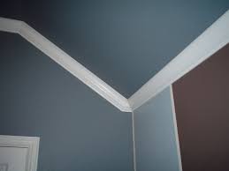 crown molding at sloped ceilings