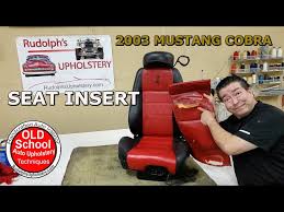 Diy 2003 Cobra Mustang Seat Insert