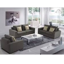 fabric 7 seater sofa set grey konga