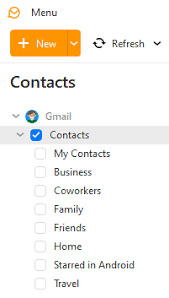 google contacts missing in emclient