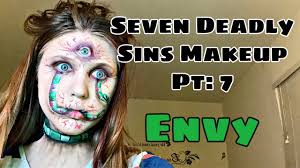 seven deadly sins envy makeup tutorial