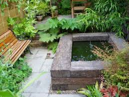 how to build a raised pond with railway