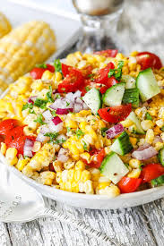 fresh corn salad spend with pennies
