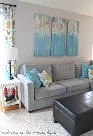 grey couch living room