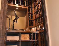 Small Custom Closet Walk In Wine Cellar