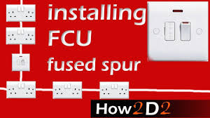 Fused Connection Unit Wiring Fcu How To Wire Fused Spur