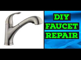 easy kitchen faucet repair leaking