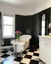 34 black and white tile bathrooms for