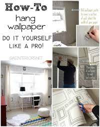 to hang wallpaper