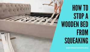 how to stop a wooden bed from squeaking