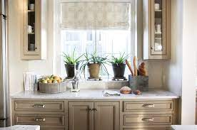 Taupe Kitchen Cabinets Transitional