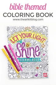 This little light of mine, i'm gonna let it shine! Let Your Light Shine Bible Themed Coloring Book With Gorgeous Illustrations The Art Kit