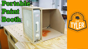 portable paint spray booth how to