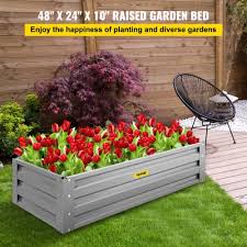 Vevor Galvanized Raised Garden Bed 48