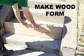 cement step repair home repair tutor